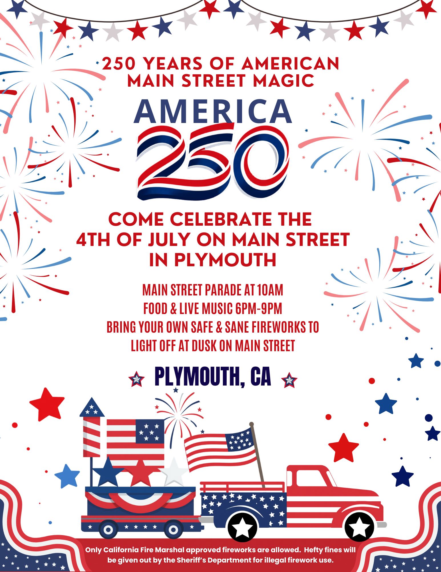 Plymouth 4th of July Event Info